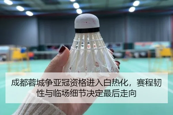 成都蓉城争亚冠资格进入白热化，赛程韧性与临场细节决定最后走向